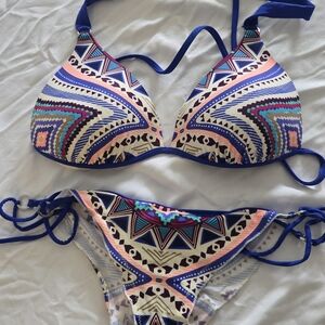 Body Glove Multicolor Geometric Bikini